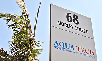 Aqua-Tech Sign